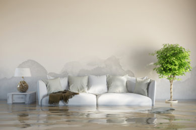 Furniture In A Flooded Room