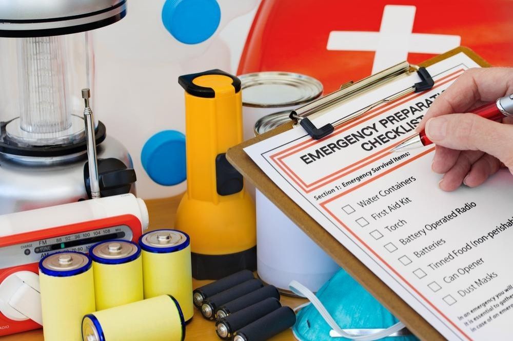 Emergency Survival Kit For Severe Storm Preparation